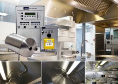 Nobel keukenbrand blussystemen worden direct door Pels RVS ingebouwd in de afzuigkappen!